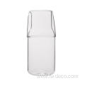 custom hand-blown milk juice drinking glass bottle